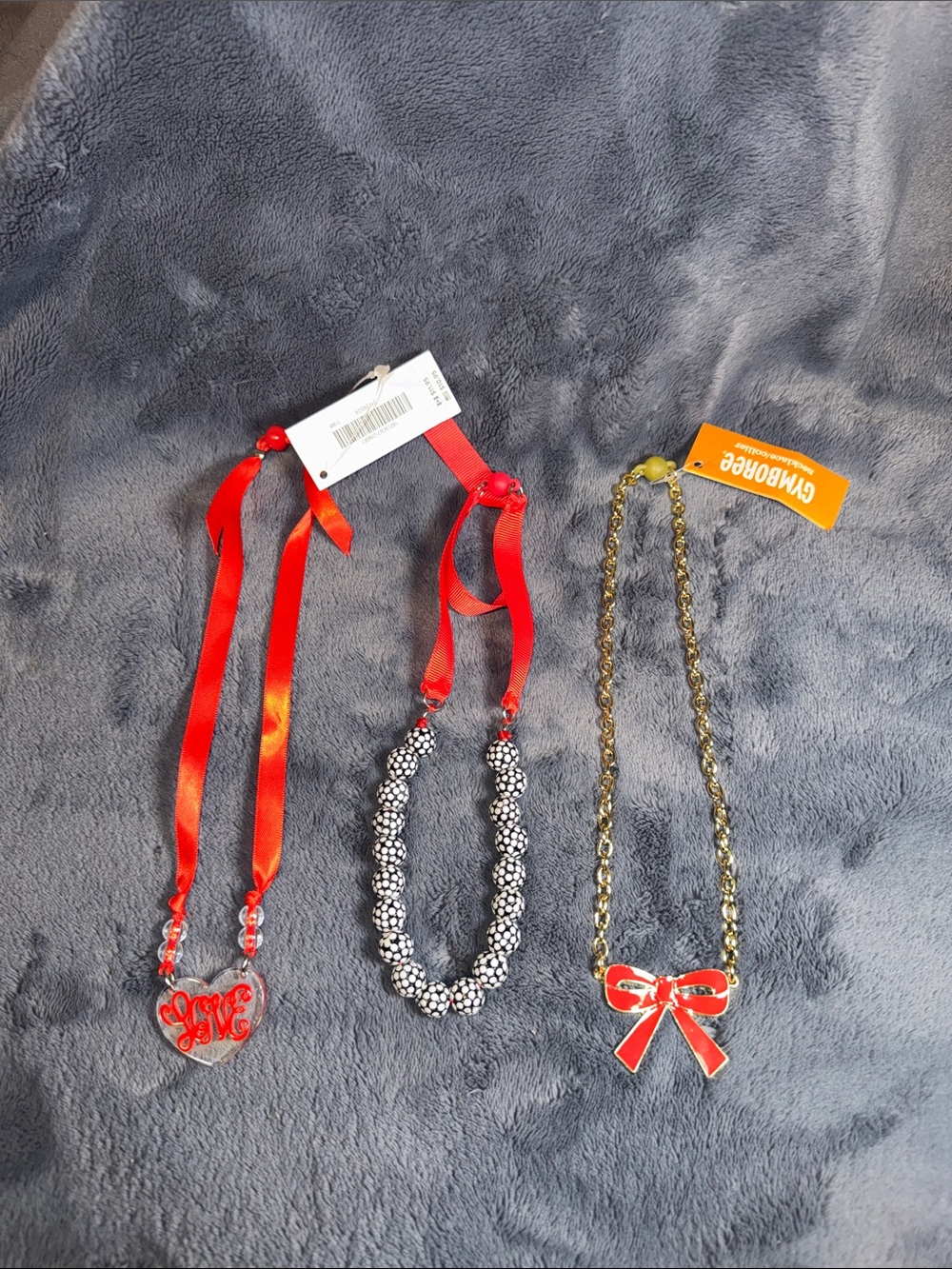 Gymboree Necklace Set: Bow, Bead and Love